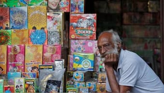 The Delhi government's announcement of imposing ban on firecrackers comes after the capital city witnessed a surge in pollution level on Sunday, a day after the Dussehra celebrations. Source: REUTERS.