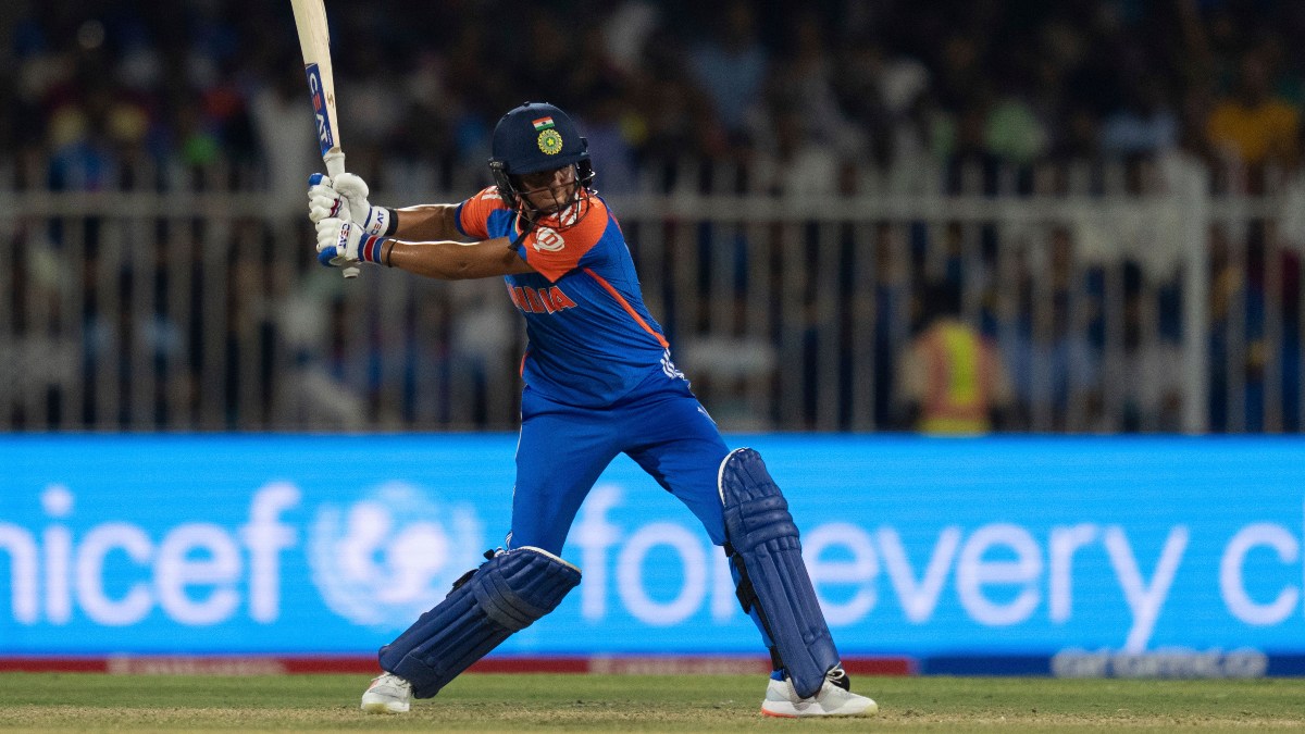 Harmanpreet Kaur remained unbeaten on 54 off 47 deliveries, nearly guiding India home in their chase of the 152-run target set by Australia in Sharjah. AP Harmanpreet Kaur remained unbeaten on 54 off 47 deliveries, nearly guiding India home in their chase of the 152-run target set by Australia in Sharjah. AP