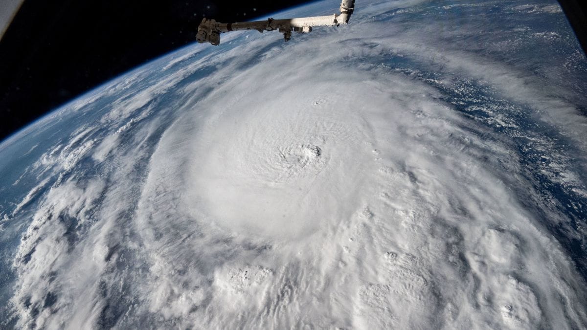 Hurricane Milton advances towards Florida in a view from the International Space Station, October 8, 2024. File Image/Nasa