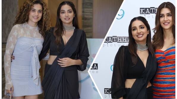 Kriti Sanon,Taapsee Pannu and others attend Kanika Dhillon's huge bash celebrating women driving Indian Cinema