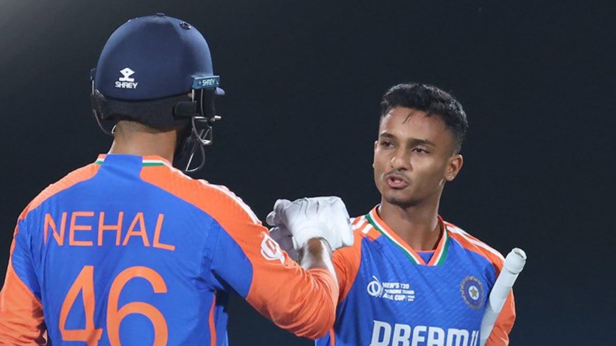 India A Dominates Group B, Set to Clash with Oman in T20 Asia Cup Finals