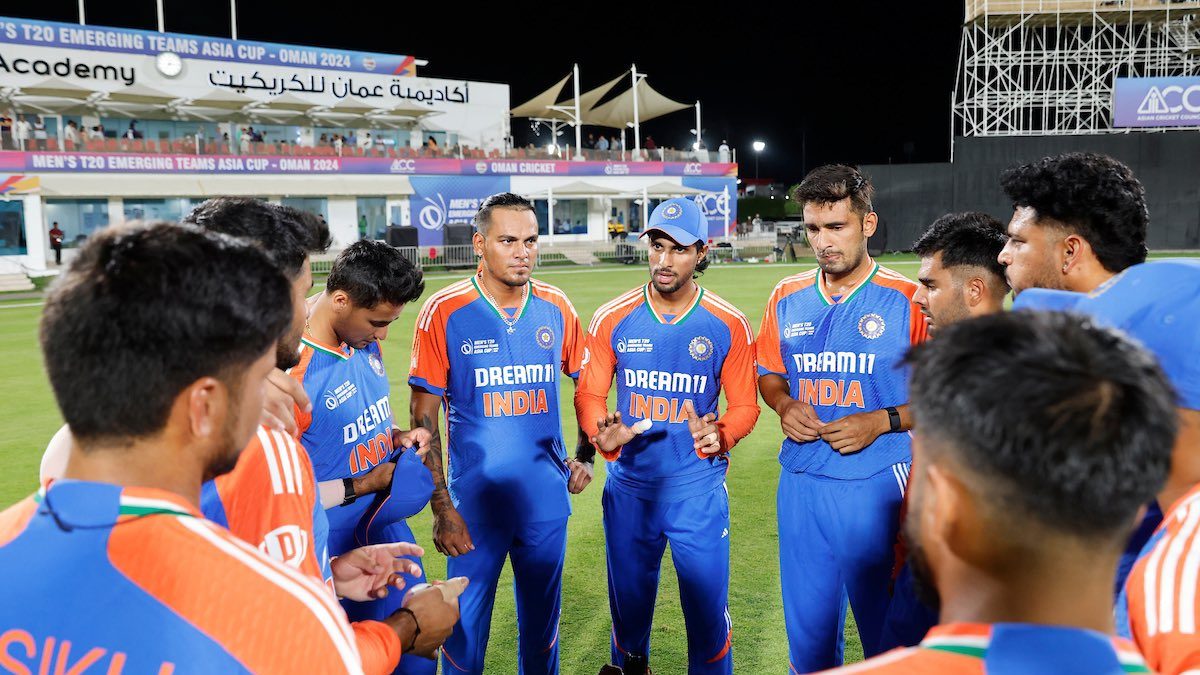 India A vs Afghanistan A live streaming: Match timing, date, venue and broadcast details. Image: Tilak Varma on X India A vs Afghanistan A live streaming: Match timing, date, venue and broadcast details. Image: Tilak Varma on X