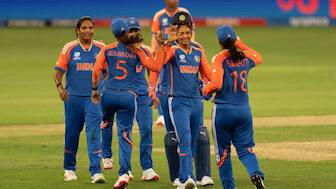 India will be looking to bounce back from their loss to New Zealand in their opening match of the 2024 Women's T20 World Cup. AP 