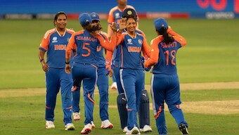 India will be looking to bounce back from their loss to New Zealand in their opening match of the 2024 Women's T20 World Cup. AP 