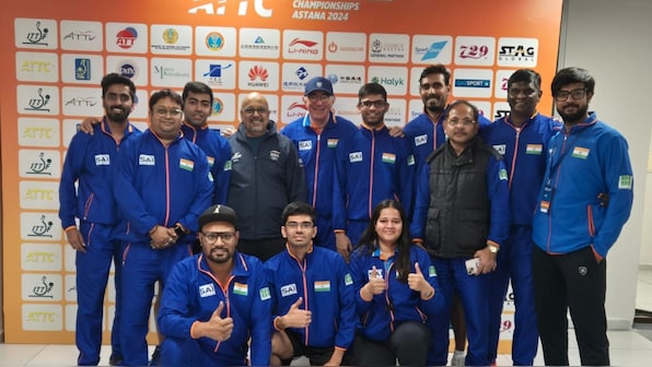 Indian men assured of third consecutive medal at Asian Table Tennis Championships; women's team wins historic medal