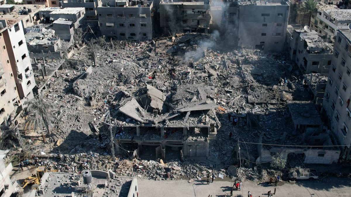A view shows the site of Israeli strikes on houses in the central Gaza Strip October 18, 2023. Source: REUTERS/Representational image A view shows the site of Israeli strikes on houses in the central Gaza Strip October 18, 2023. Source: REUTERS/Representational image