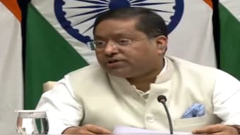 MEA spokesperson Randhir Jaiswal. ANI