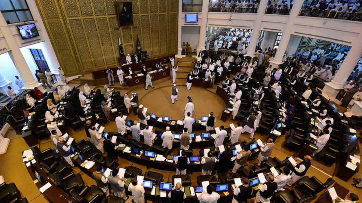 Tensions escalated dramatically in Khyber Pakhtunkhwa Assembly on Tuesday (October 8) when PTI member Nek Wazir clashed with fellow PTI Parliamentarian Iqbal Wazir, both representing Waziristan. Source: AFP | Representational Image. Tensions escalated dramatically in Khyber Pakhtunkhwa Assembly on Tuesday (October 8) when PTI member Nek Wazir clashed with fellow PTI Parliamentarian Iqbal Wazir, both representing Waziristan. Source: AFP | Representational Image.