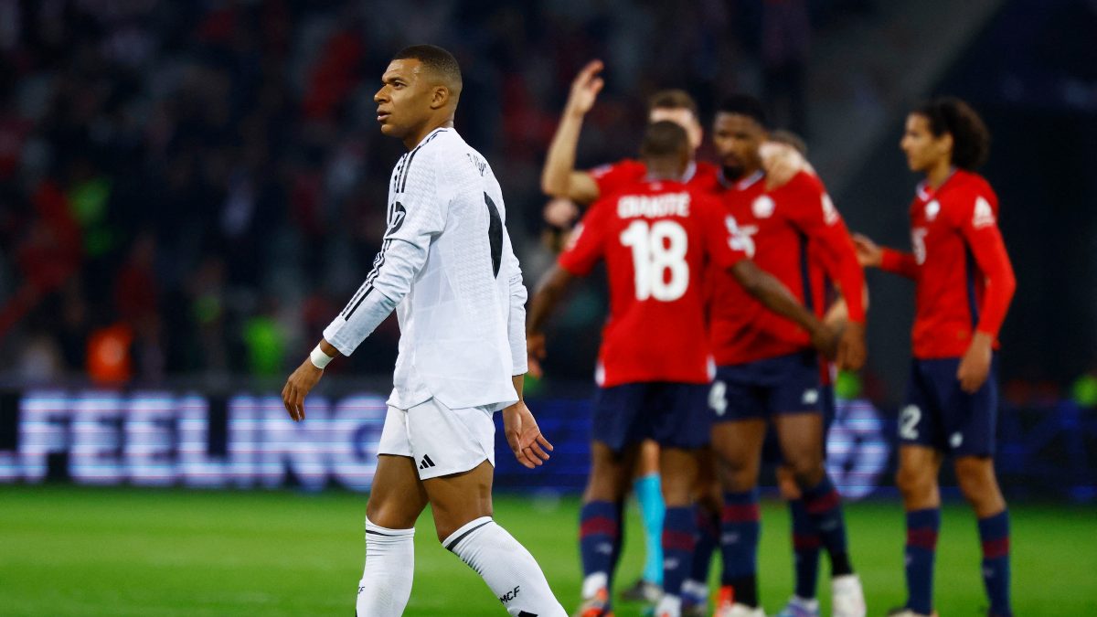 Real Lose UEFA Champions League: Real Madrid lose to Lille despite Mbappe's ...
