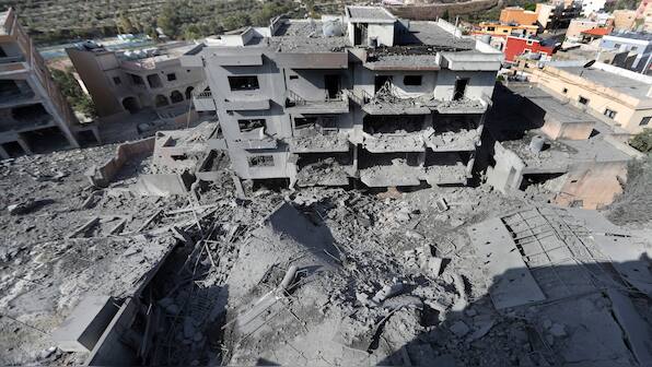 Israeli strikes kill 21 in Lebanon's Qana and Nabatiyeh, barrage on Beirut’s southern suburbs resumes after six-day pause
