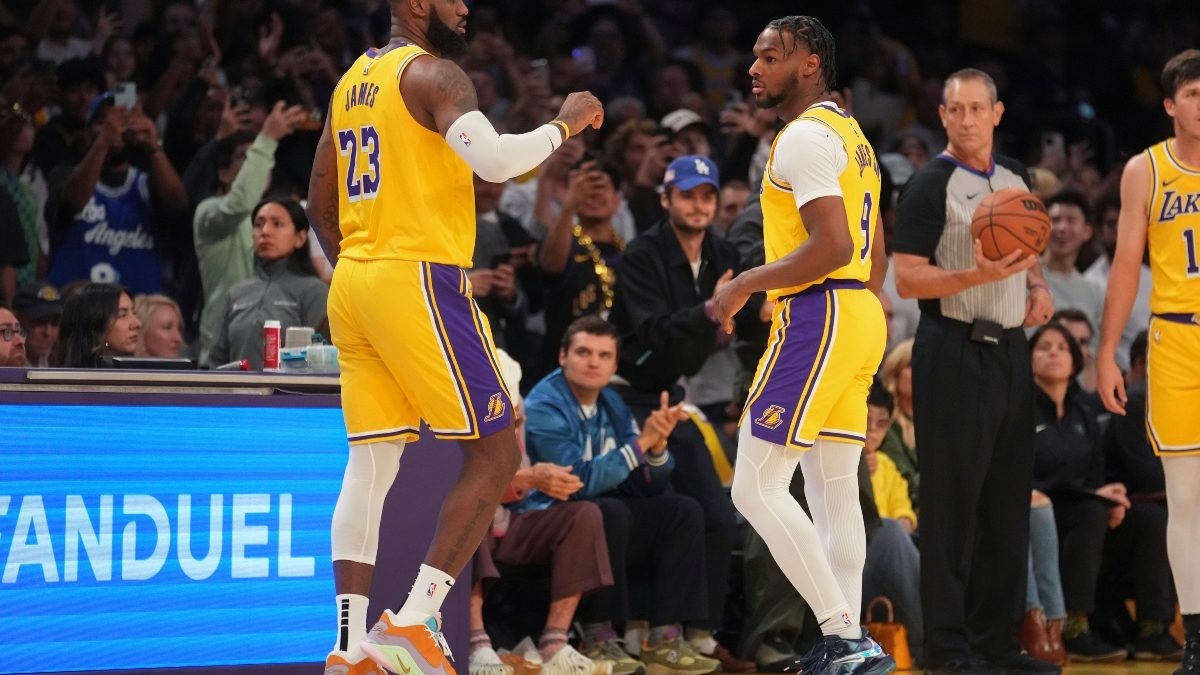 LeBron and Bronny James Make NBA History by Becoming First Father-Son Duo to Play Together