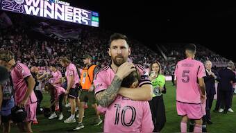 Lionel Messi took just 11 minutes to complete his hat-trick. Reuters 