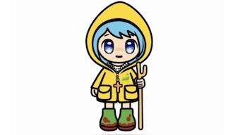 Luce is an anime-style mascot for the Vatican. Image courtesy: Wikimedia Commons