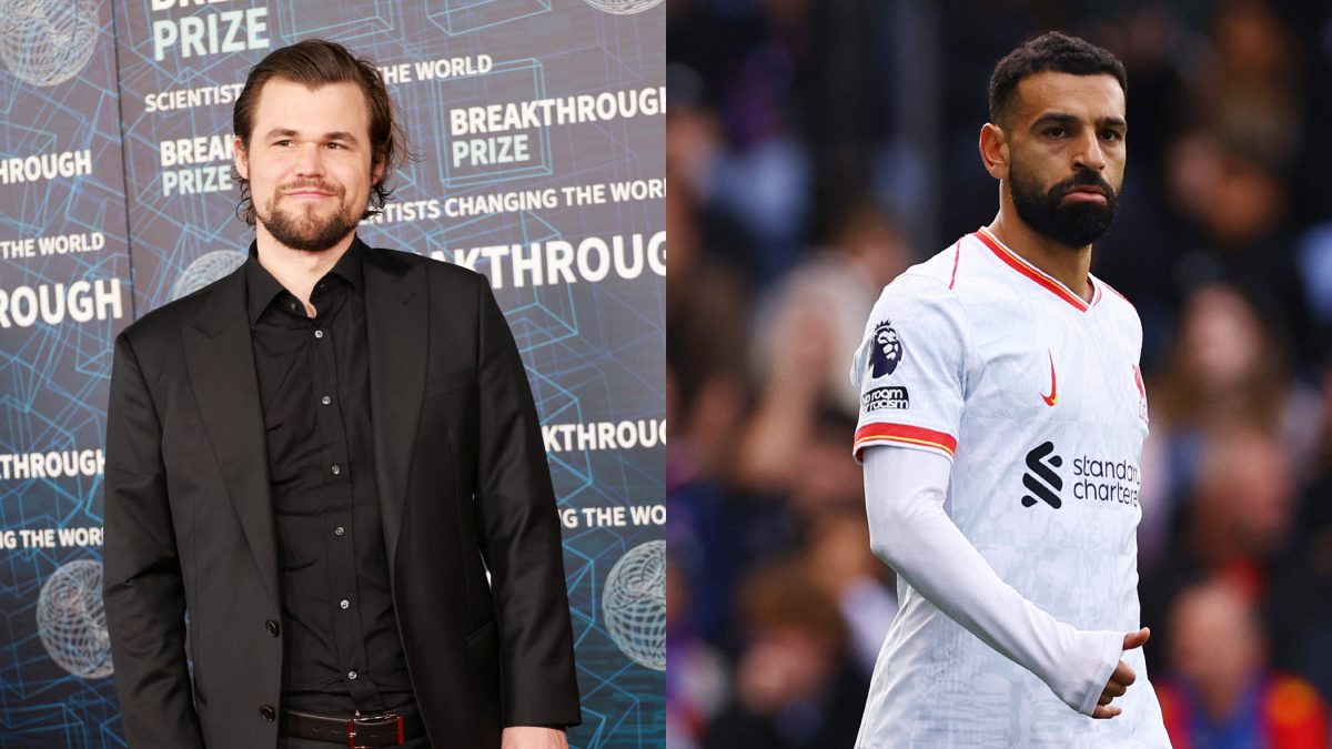 Magnus Carlsen could soon be seen playing a chess match against Mohamed Salah. Images: Reuters Magnus Carlsen could soon be seen playing a chess match against Mohamed Salah. Images: Reuters