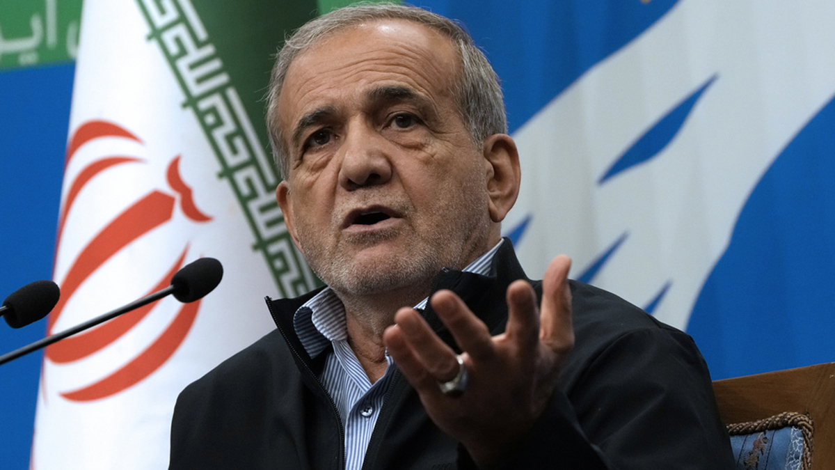 Iranian President Masoud Pezeshkian. AP Iranian President Masoud Pezeshkian. AP