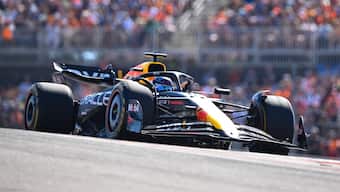 Red Bull Racing's Max Verstappen steers his car during the United States Grand Prix on Sunday, 20 October. Reuters