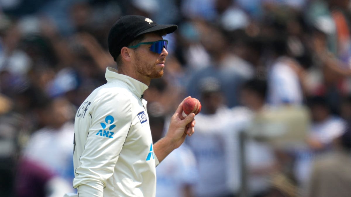 Mitchell Santner's Bowling Prowess Helps New Zealand Dominate India in Pune Test