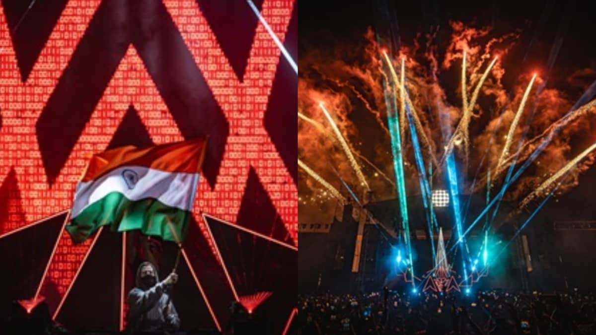 Alan Walker ignites Bengaluru skies with a mesmerising drone show during Sunburn Arena Tour