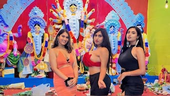 Kolkata model’s 'rebellious' outfit for Durga Puja pandal sparks outrage on social media: 'Stop this type of vulgarity on...'