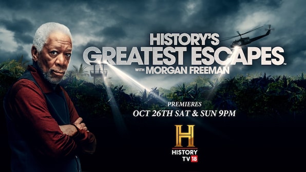 Morgan Freeman brings true stories of daring escapes to life in the new season of ‘History’s Greatest Escapes’ on HistoryTV18