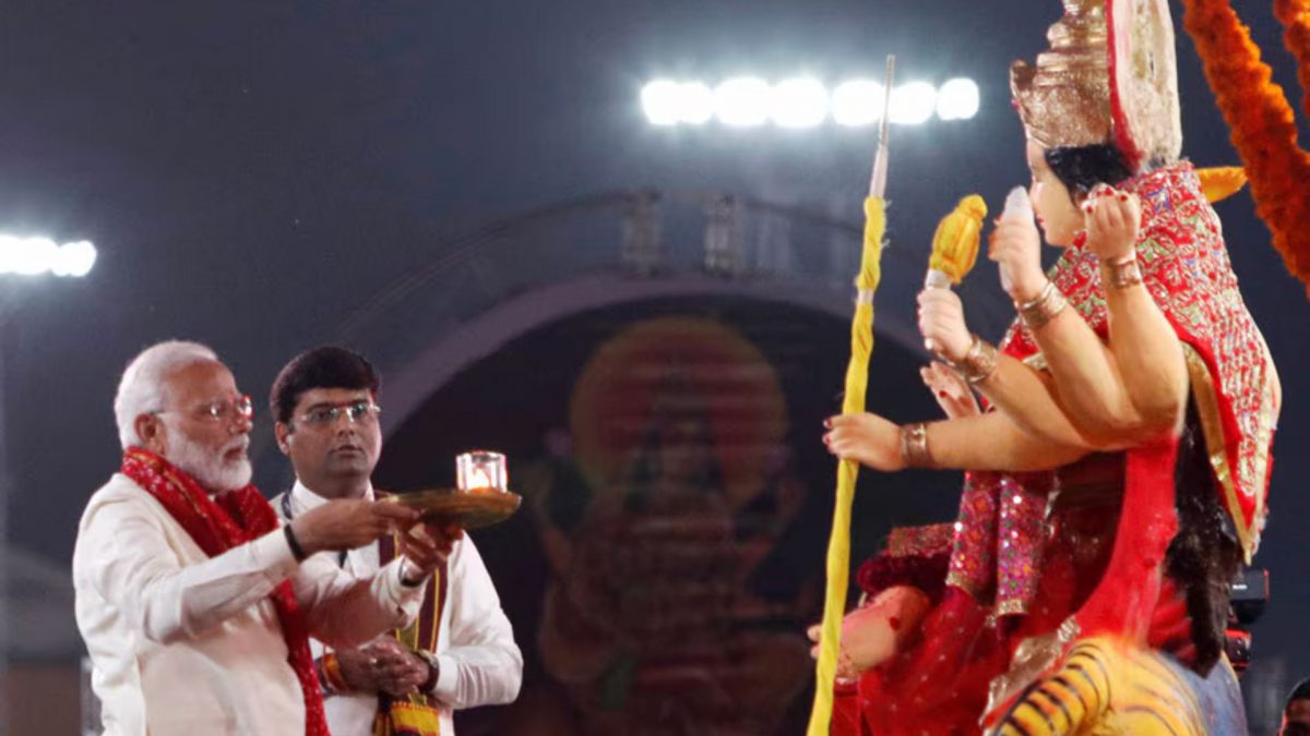 WATCH | PM Modi pens 'Garba' song ‘Aavati Kalay’, pays tribute to Goddess Durga on Navratri WATCH | PM Modi pens 'Garba' song ‘Aavati Kalay’, pays tribute to Goddess Durga on Navratri