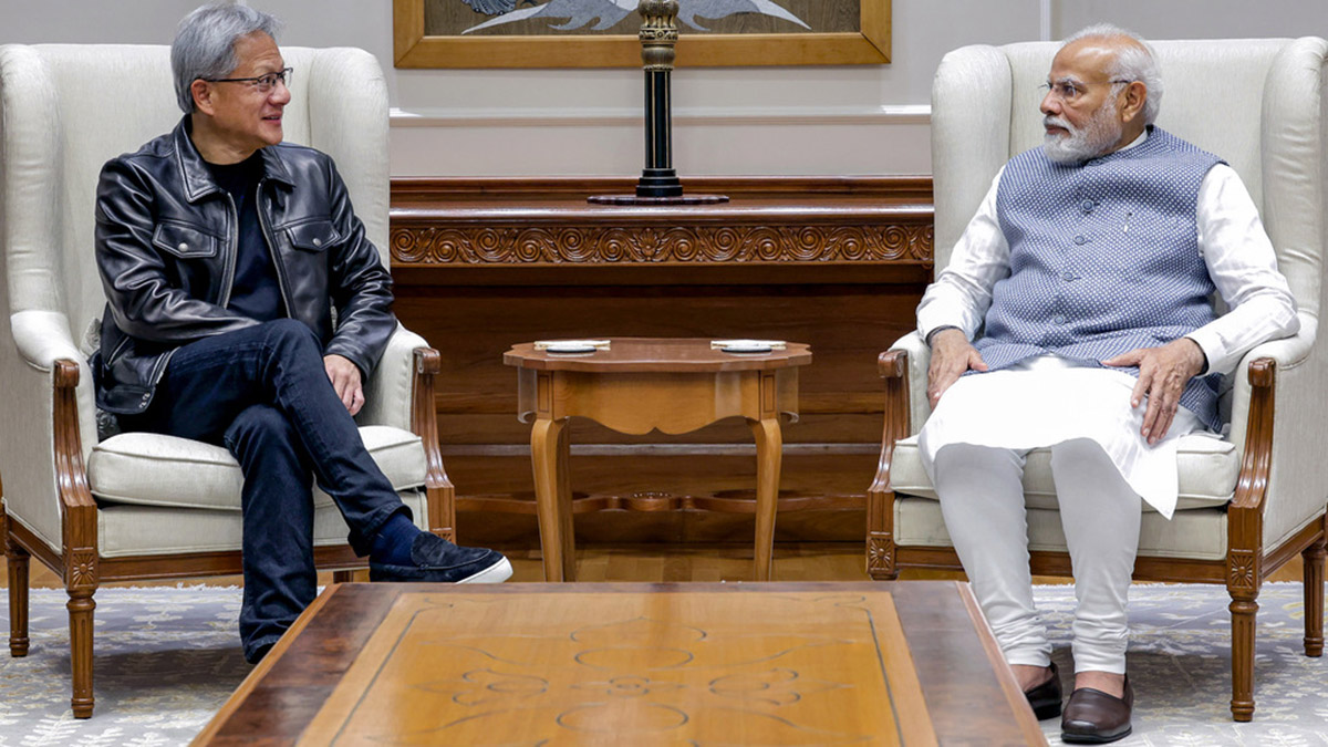 India should not export data to import intelligence, PM Modi told me: Nvidia CEO Jensen Huang India should not export data to import intelligence, PM Modi told me: Nvidia CEO Jensen Huang