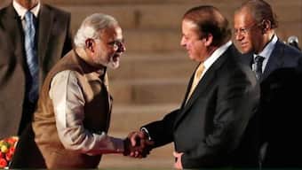 File photo of Prime Minister Narendra Modi and former PM of Pakistan Nawaz Sharif. Source: REUTERS.