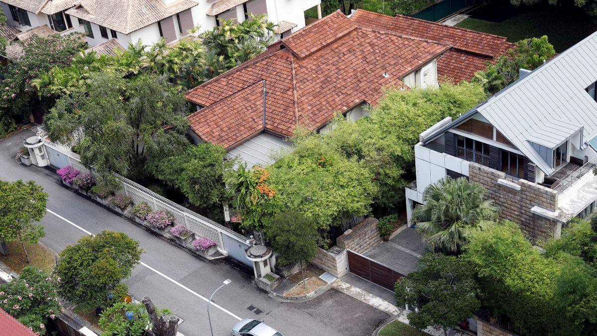 A view of former Prime Minister Lee Kuan Yew's Oxley Road residence in Singapore, June 14, 2017. File Image/Reuters