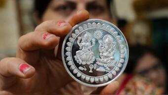 This year, consumers are flocking to stores to buy silver coins as token purchases for festivals this season. Image for Representation. PTI