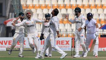 This is Pakistan's first Test victory at home since 2021. Image: Reuters