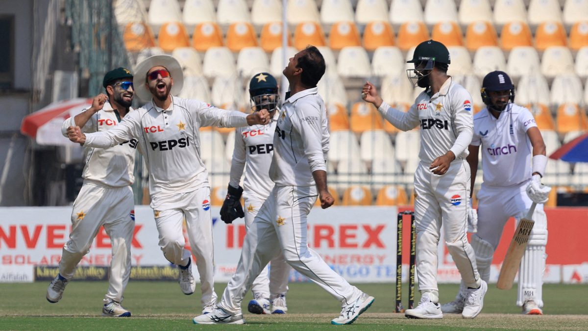 This is Pakistan's first Test victory at home since 2021. Image: Reuters This is Pakistan's first Test victory at home since 2021. Image: Reuters