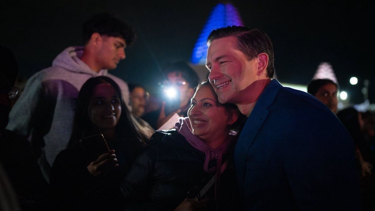 Canada opposition leader Pierre Poilievre with members of the Indian community at a Dusshera celebration in Canada on 14 October. Amid spat with India, Diwali celebrations in Parliament Hill in Canada have been cancelled. Image courtesy: @PierrePoilievre/X Canada opposition leader Pierre Poilievre with members of the Indian community at a Dusshera celebration in Canada on 14 October. Amid spat with India, Diwali celebrations in Parliament Hill in Canada have been cancelled. Image courtesy: @PierrePoilievre/X