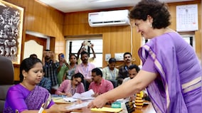 WATCH as Priyanka Gandhi makes political debut with Lok Sabha bypoll nomination from Wayanad