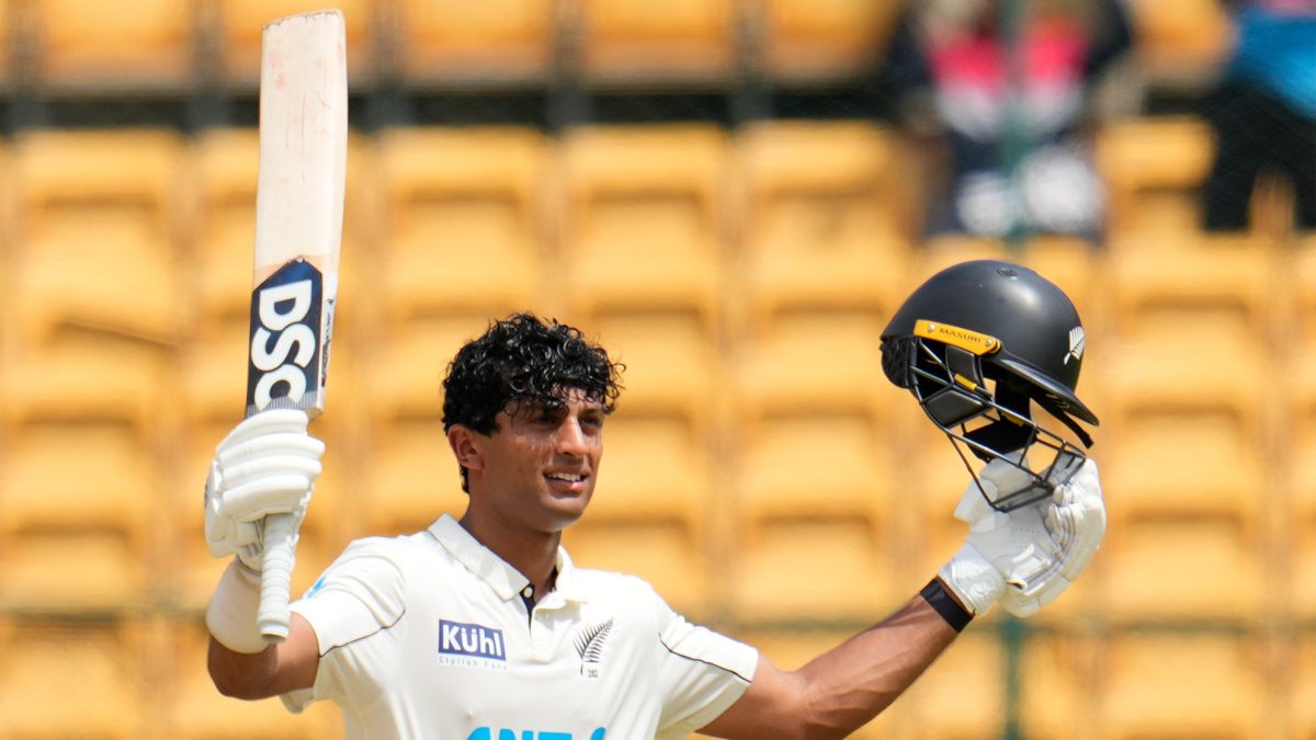 Rachin Ravindra's love affair with father's former home Bengaluru continues as he smashes century in first Test Rachin Ravindra's love affair with father's former home Bengaluru continues as he smashes century in first Test