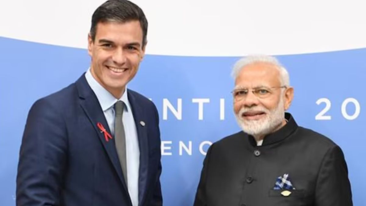 PM Modi and Spanish Counterpart, Pedro Sanchez. File Image- PIB PM Modi and Spanish Counterpart, Pedro Sanchez. File Image- PIB
