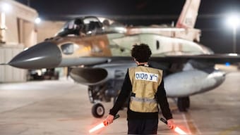 In this photo provided by the Israeli army, armed Israeli Air Force planes depart from an unknown location to attack Iran, Saturday, Oct. 26, 2024. Image- AP