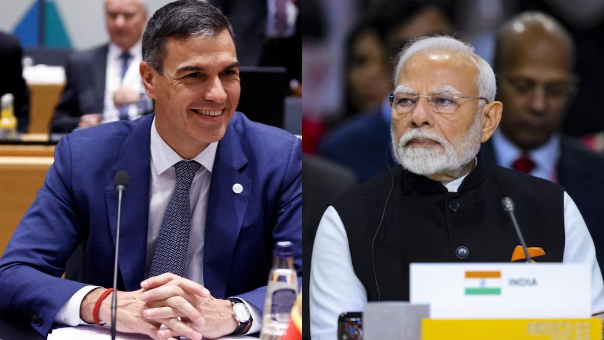 Spain’s Prime Minister Pedro Sanchez and Indian PM Narendra Modi. Image- Agencies Spain’s Prime Minister Pedro Sanchez and Indian PM Narendra Modi. Image- Agencies
