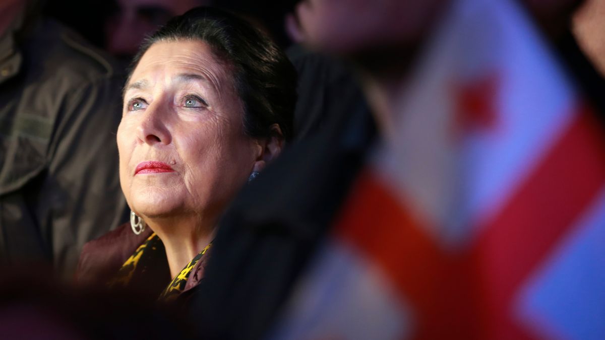 Georgia's president rejects election results, accuses Russia of interference Georgia's president rejects election results, accuses Russia of interference