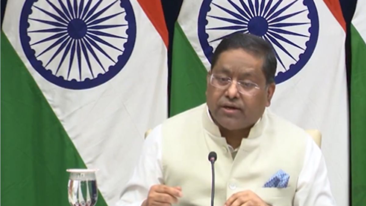MEA Spokesperson Randhir Jaiswal MEA Spokesperson Randhir Jaiswal