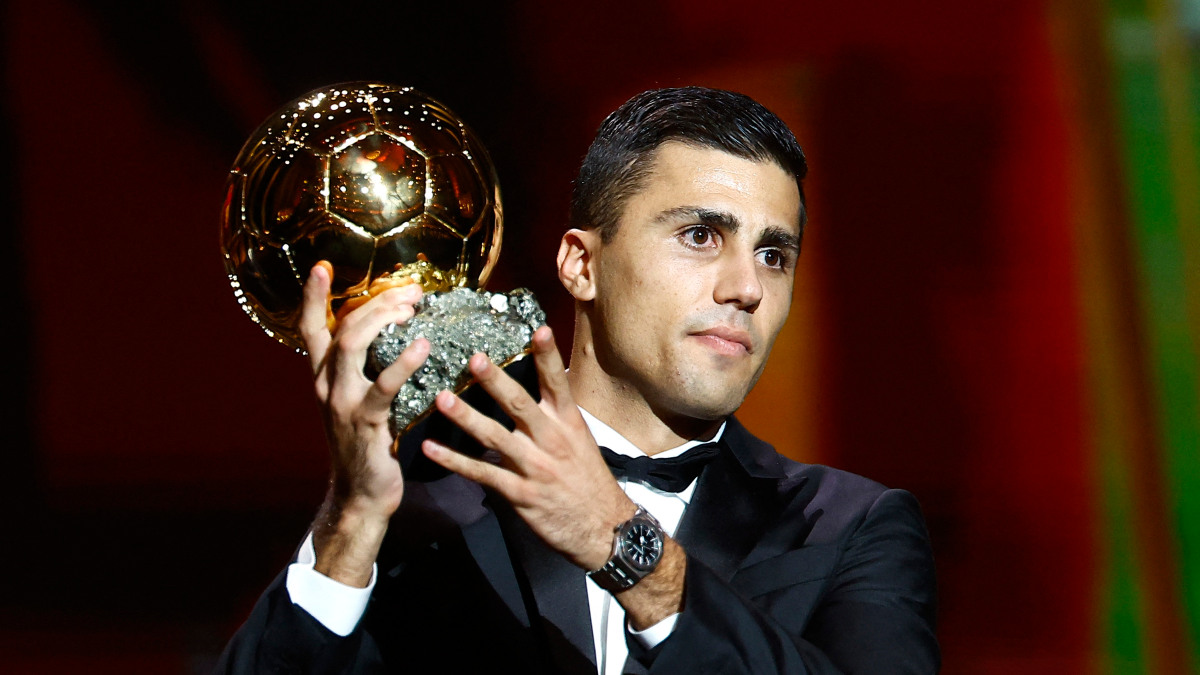 Midfielder Rodri became the latest recipient of the Ballon d'Or after helping Manchester City retain their Premier League title and Spain win the UEFA Euro. Reuters Midfielder Rodri became the latest recipient of the Ballon d'Or after helping Manchester City retain their Premier League title and Spain win the UEFA Euro. Reuters