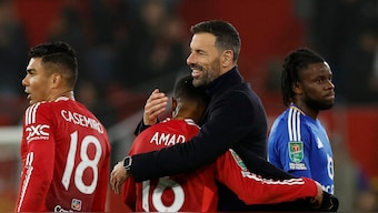 Ruud van Nistelrooy enjoyed a winning start to his interim manager career at Manchester United. Reuters 