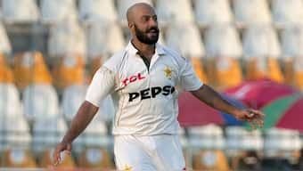 Pakistan's Sajid Khan picked seven wickets during England's second innings in the second Test in Multan. AP 