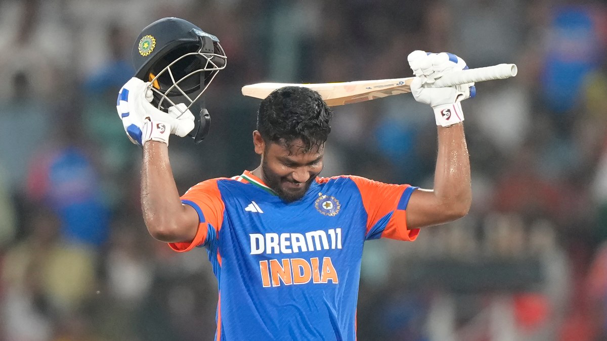 Sanju Samson roars back to form with 40-ball century in third T20I between India and Bangladesh Sanju Samson roars back to form with 40-ball century in third T20I between India and Bangladesh