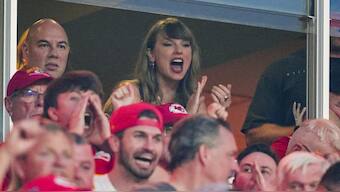 Taylor Swift attending NFL games is helping the league boost its popularity. Images: Reuters