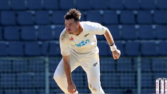 File image of senior New Zealand pacer Tim Southee. AP