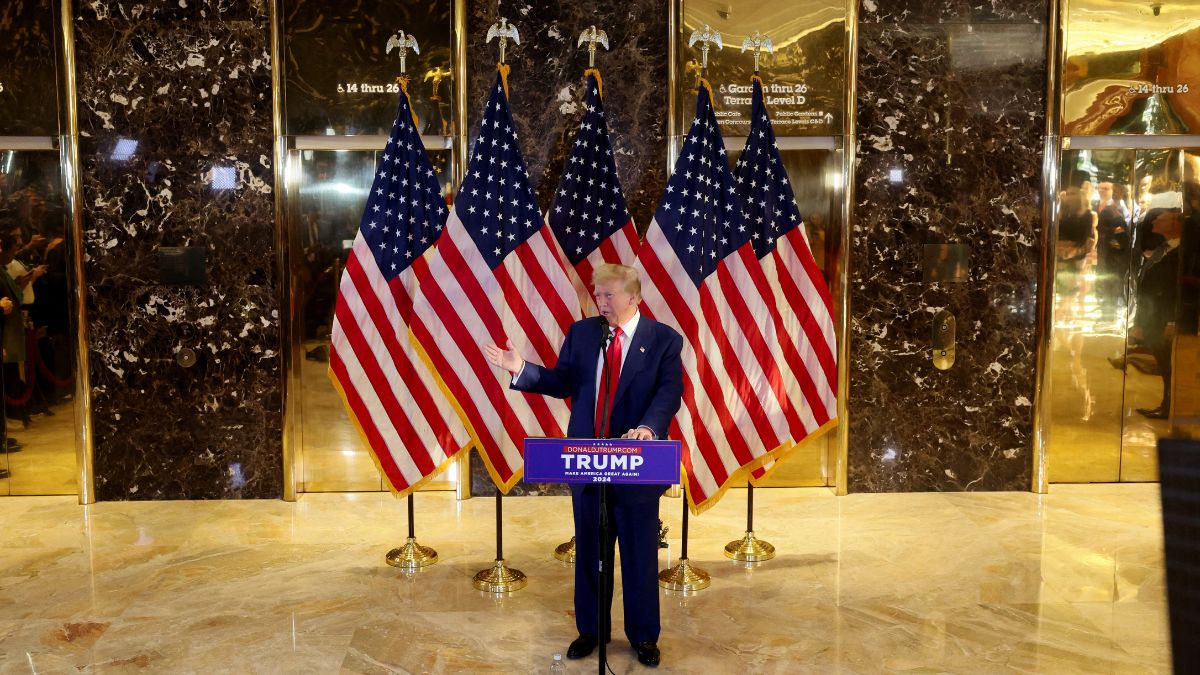 Republican presidential candidate and former US President Donald Trump speaks during a press conference at Trump Tower in New York City, US, May 31, 2024. File Image/Reuters Republican presidential candidate and former US President Donald Trump speaks during a press conference at Trump Tower in New York City, US, May 31, 2024. File Image/Reuters