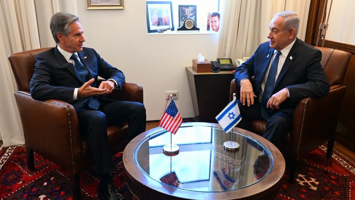 US Secretary of State Antony Blinken met Israeli Prime Minister Benjamin Netanyahu on October 23, 2024. (Photo: X/Israel PMO) US Secretary of State Antony Blinken met Israeli Prime Minister Benjamin Netanyahu on October 23, 2024. (Photo: X/Israel PMO)