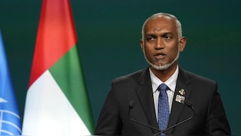 Maldives President Mohamed Muizzu has ratified the ban. File photo/AP