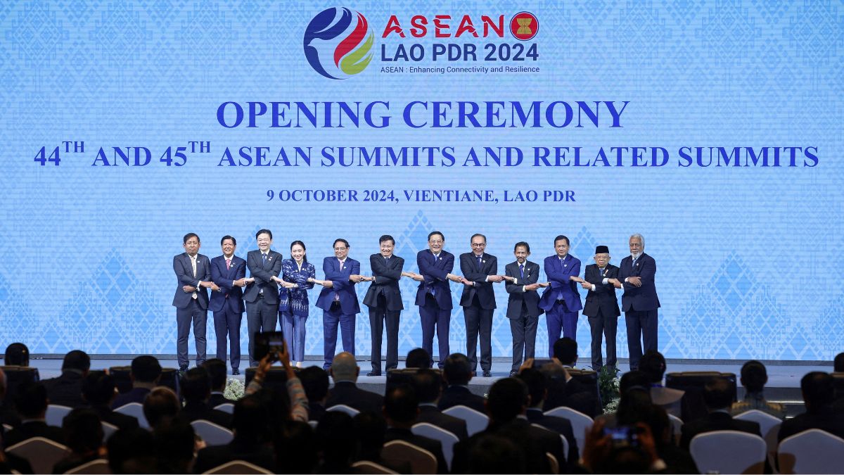 ASEAN leaders meet in Laos. Reuters ASEAN leaders meet in Laos. Reuters