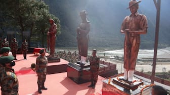 The Walong battle memorial. File Photo/X/@easterncomd